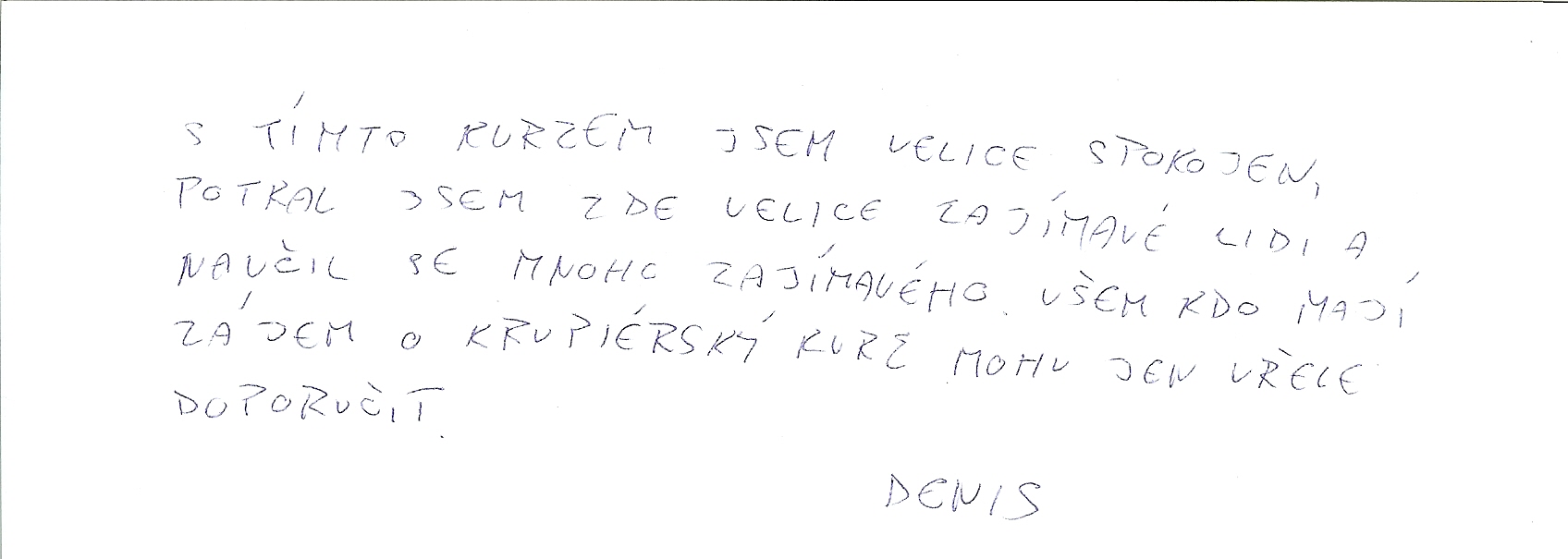 Krupiérský kurz reference
