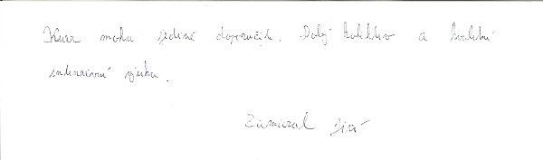 Reference Jiří Zamazal